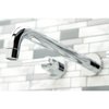 Kingston Brass KS8051CML Wall Mount Tub Faucet, Polished Chrome KS8051CML